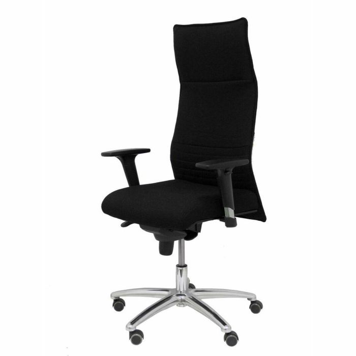 Piqueras y Crespo Sillón Albacete XL Giratorio Sincro Brazos-R Tapizado Bali Negro - Hasta 160 kg 2 Piqueras y Crespo Sillón Albacete XL Giratorio Sincro Brazos-R Tapizado Bali Negro - Hasta 160 kg 2
