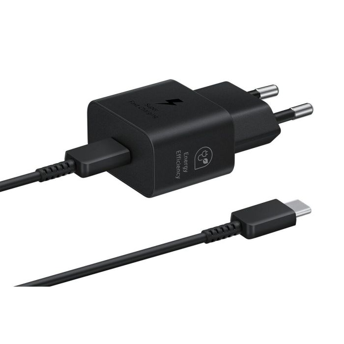 Samsung EP-2510XBEGEU Adaptador de Corriente 25W Super Fast Charging USB Tipo C 1 Puerto para Smartphone Negro 24