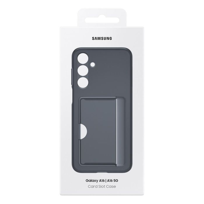 Samsung EF-OA166TBEGWW Funda para Galaxy A16 5G Negra con Bolsillo para Tarjetas 6 Samsung EF-OA166TBEGWW Funda para Galaxy A16 5G Negra con Bolsillo para Tarjetas 6