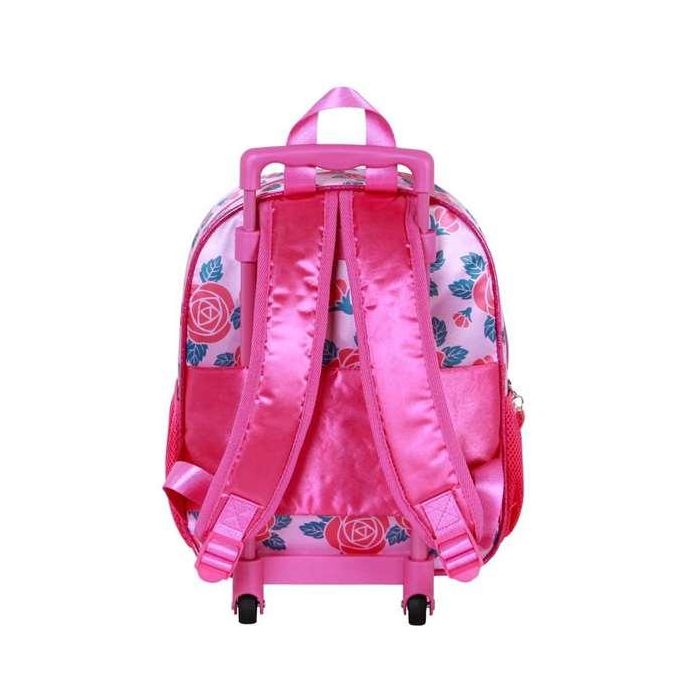 Disney Princesas Mochila Infantil 3D con Ruedas Pequeña Flowers Rosa 7L 3 Disney Princesas Mochila Infantil 3D con Ruedas Pequeña Flowers Rosa 7L 3