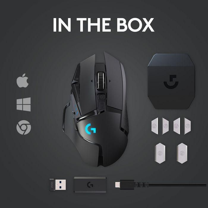 Mouse Raton Logitech G502 Lghtspeed 17 Mouse Raton Logitech G502 Lghtspeed 17
