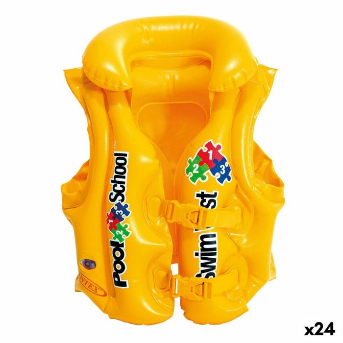 Chaleco Hinchable para Piscina Intex 50 x 47 x 40 cm (24 Unidades) 4 Chaleco Hinchable para Piscina Intex 50 x 47 x 40 cm (24 Unidades) 4