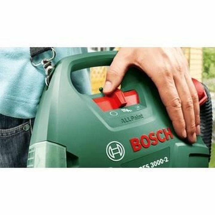 Bosch Pistola de pintura PFS 3000-2 650W para paredes, barniz, lacas y manchas con manguera de 2m 11