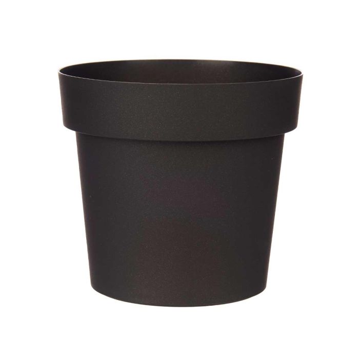 Maceta de plástico antracita 16 cm diámetro - Ibergarden (12 Unidades) 1 Maceta de plástico antracita 16 cm diámetro - Ibergarden (12 Unidades) 1