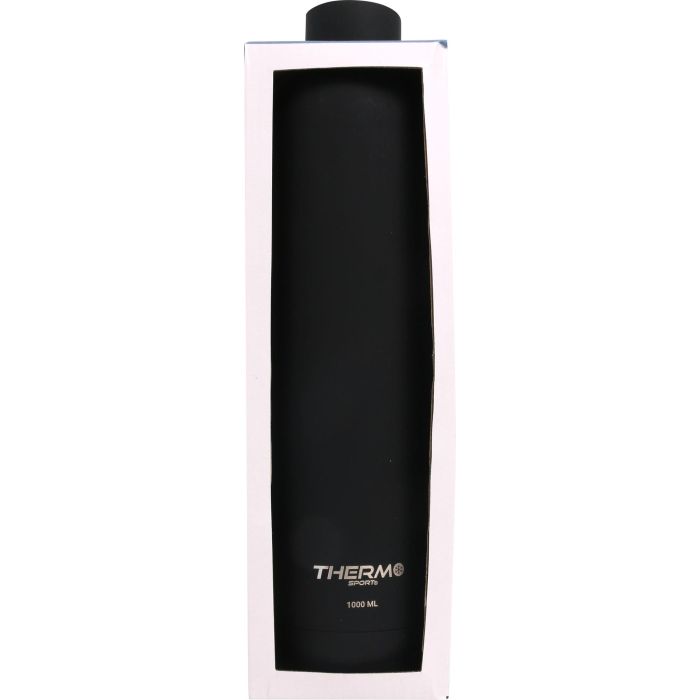 Botella Termo Soft Touch 1L Negra Thermosport (6 Unidades) 1 Botella Termo Soft Touch 1L Negra Thermosport (6 Unidades) 1