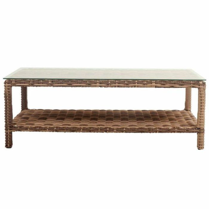 Conjunto de Mesa con 2 Sillones Alexandra House Living Marrón Natural 4 Piezas 4