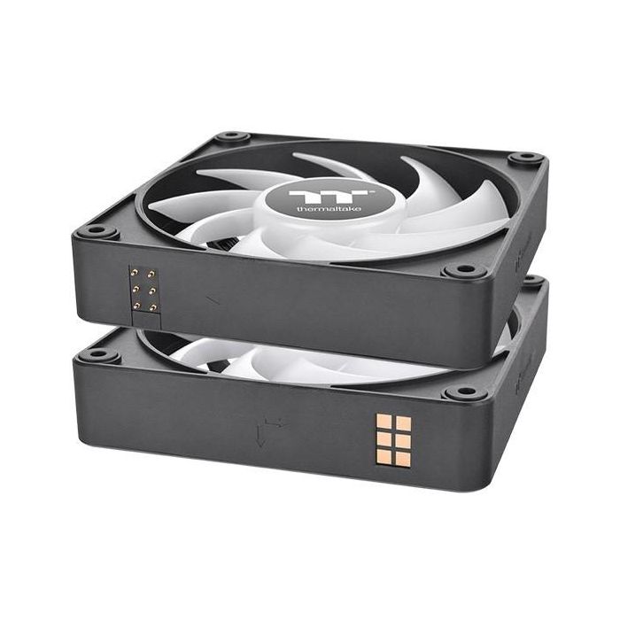 Thermaltake CT120 EX ARGB Ventilador 120mm Iluminación ARGB para Carcasa PC, Rodamiento Hidráulico, 2000 RPM, 68 CFM, Kit 3 Unidades Negro y Blanco 1 Thermaltake CT120 EX ARGB Ventilador 120mm Iluminación ARGB para Carcasa PC, Rodamiento Hidráulico, 2000 RPM, 68 CFM, Kit 3 Unidades Negro y Blanco 1