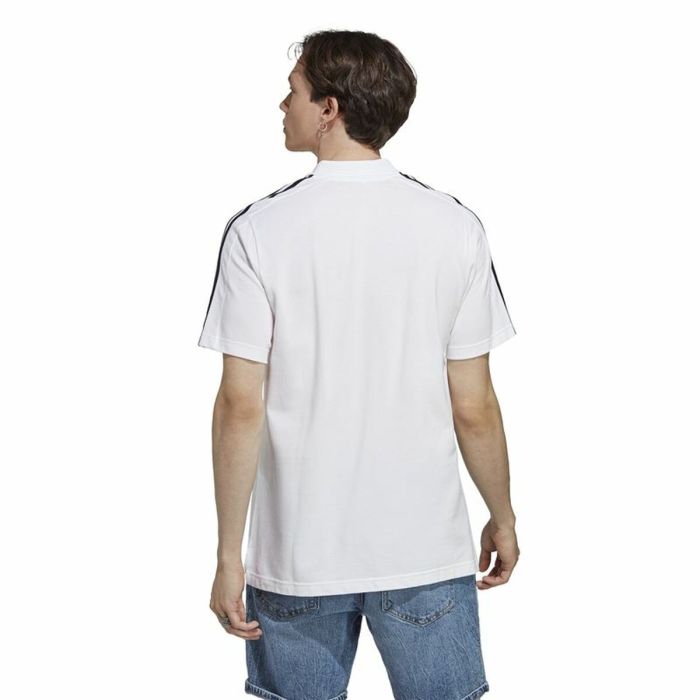 Polo de Manga Corta Hombre Adidas Essentials Blanco XL 5 Polo de Manga Corta Hombre Adidas Essentials Blanco XL 5