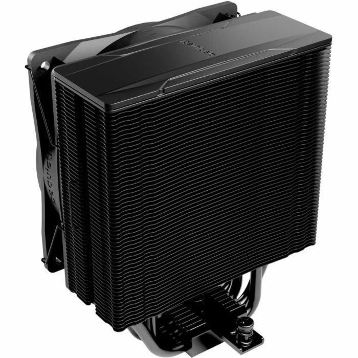 be quiet! Pure Rock 3 LX - Disipador de CPU de aire, 4 tubos de calor, 120mm PWM, TDP 190W, compatibilidad LGA 1851/1700/1200 & AM5/AM4, iluminación LED multicolor, Negro