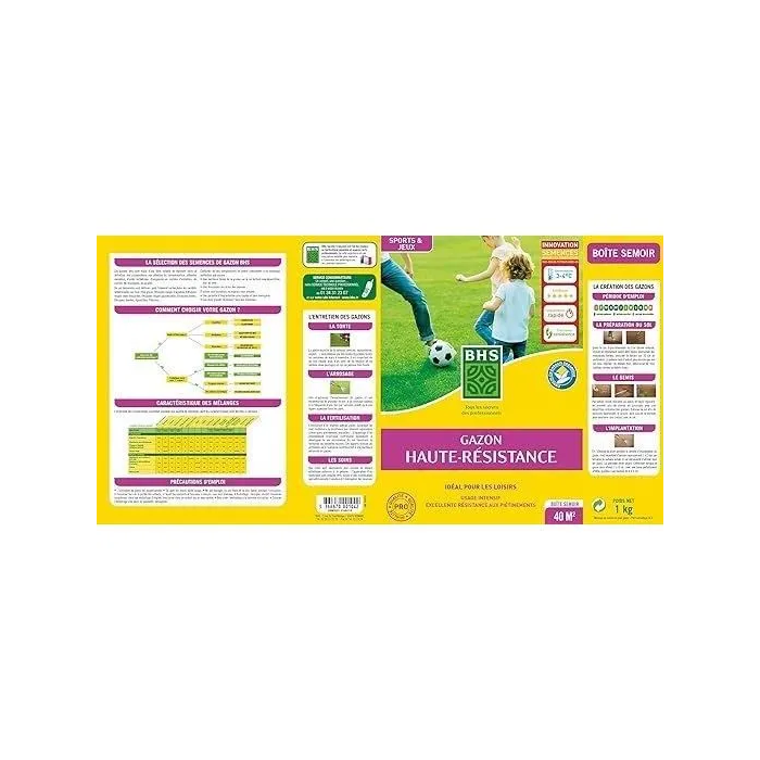 BHS Césped Alta Resistencia 1KG Uso Intensivo BHS3366670001042