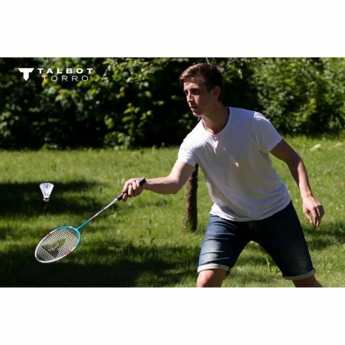 TALBOT TORRO AAAOW04920 Set Bádminton 4 Fighter - 4 Raquetas con Cordaje Multifilamento - 3 Volantes Sintéticos 10 TALBOT TORRO AAAOW04920 Set Bádminton 4 Fighter - 4 Raquetas con Cordaje Multifilamento - 3 Volantes Sintéticos 10