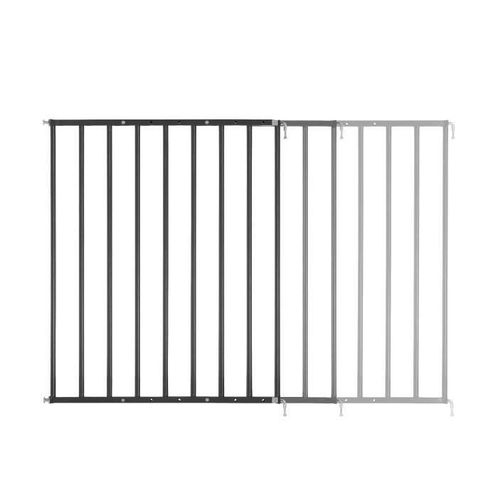 Badabulle Barrera de Seguridad Infantil Safe&Protect XL - Extensible (60 a 106,5 cm) - Aberturas Extra Grandes - Fijación con Tornillos, Negro 0 Badabulle Barrera de Seguridad Infantil Safe&Protect XL - Extensible (60 a 106,5 cm) - Aberturas Extra Grandes - Fijación con Tornillos, Negro 0