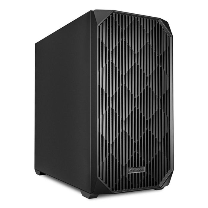 Sharkoon MK3 Micro Torre Negro con Panel Frontal Permeable al Aire, Dos Ventiladores Preinstalados y Conexión USB-C 0 Sharkoon MK3 Micro Torre Negro con Panel Frontal Permeable al Aire, Dos Ventiladores Preinstalados y Conexión USB-C 0