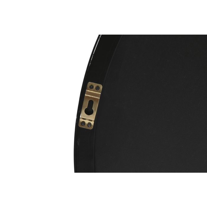 Espejo de pared Home ESPRIT Negro Moderno Acabado envejecido 90 x 5 x 90 cm 3 Espejo de pared Home ESPRIT Negro Moderno Acabado envejecido 90 x 5 x 90 cm 3