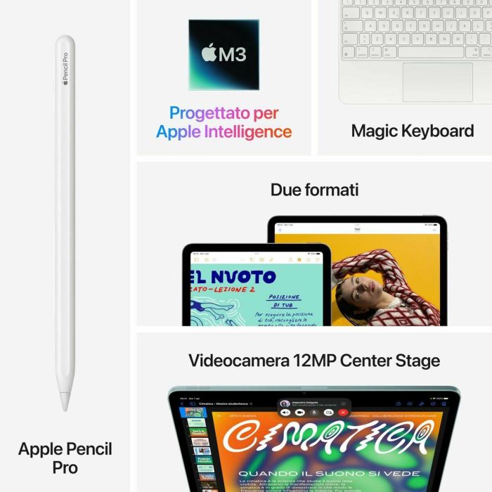 Apple iPad Air 13" 7th Wi-Fi Cell/ 5G/ M3/ 512GB/ Blanco Estrella 12 Apple iPad Air 13" 7th Wi-Fi Cell/ 5G/ M3/ 512GB/ Blanco Estrella 12