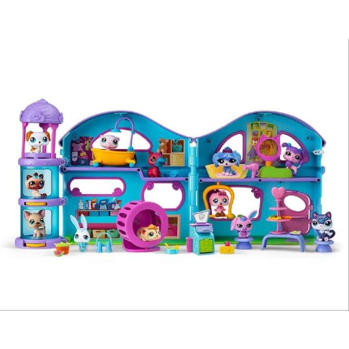 Casa deluxe littlest pet shop playset. incluye varios niveles para las entrañables figuras. 29,21x59,69x11,43 cm 1 Casa deluxe littlest pet shop playset. incluye varios niveles para las entrañables figuras. 29,21x59,69x11,43 cm 1