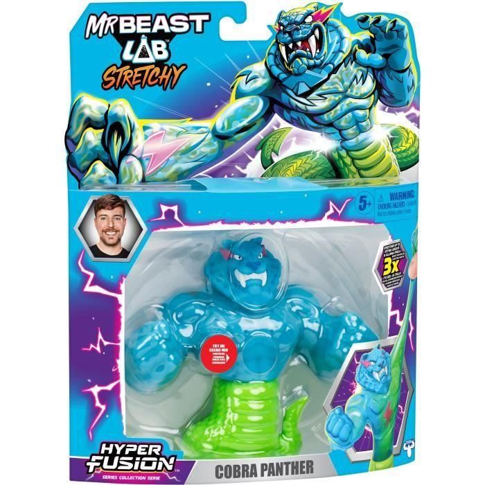 Figura elástica - MRBEAST LAB - Goo Jit Zu - Cobra Panthere - 11 cm 2