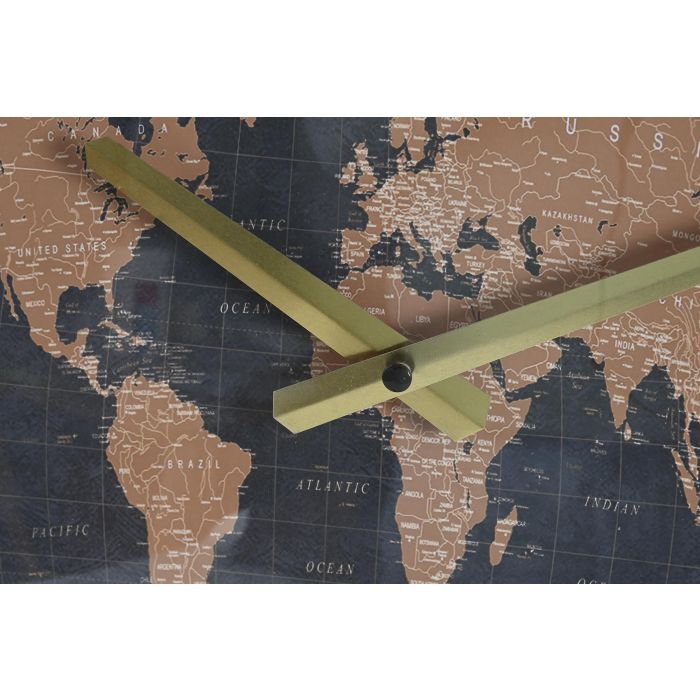 Reloj Pared Loft DKD Home Decor Marron Plateado 6.5 x 46 x 46 cm (2 Unidades) 2 Reloj Pared Loft DKD Home Decor Marron Plateado 6.5 x 46 x 46 cm (2 Unidades) 2