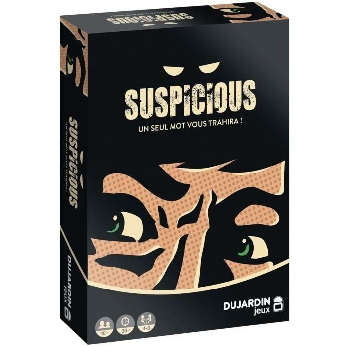 Dujardin Juego de Cartas Sospechoso - Descubre al Espía con tu lenguaje, Juego de deducción para Fiesta o Amigos 1