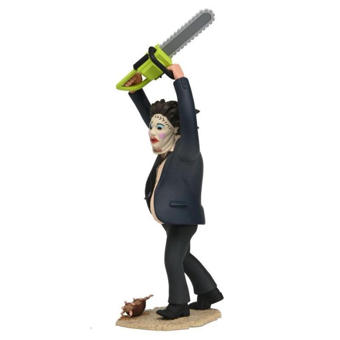 Figura Leatherface Pretty Woman Texas Chainsaw Man Massacre 50th Anniversary Toony Terrors 15cm 2