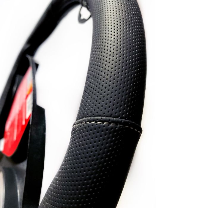 Momo Funda Volante Elegant Universal Negro y Gris 38-39 cm MOMLSWC010BG 5