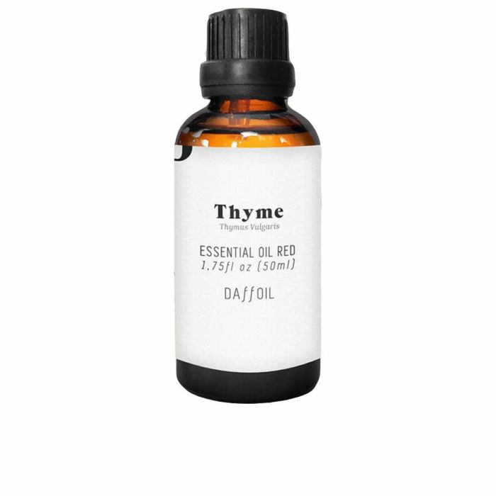 Daffoil Aceite Esencial Tomillo Rojo 50 ml Puro Ecológico para Aromaterapia, Alivio Muscular y Articular, Cuidado Piel