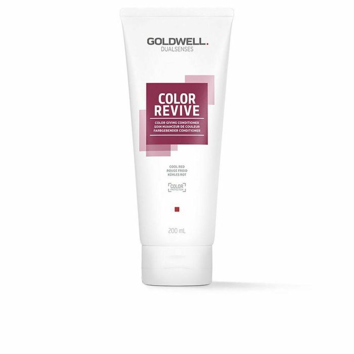 Goldwell Acondicionador Color Revive Rojo Frío 200ml para Cabello Teñido – Refresca, Revitaliza y Protege Matices Rojos Cobrizos