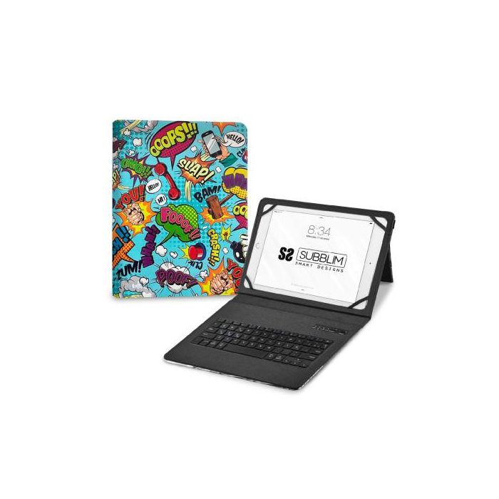 SUBBLIM funda de tablet con teclado bluetooth Keytab Pro BT Trendy Comic 0 SUBBLIM funda de tablet con teclado bluetooth Keytab Pro BT Trendy Comic 0