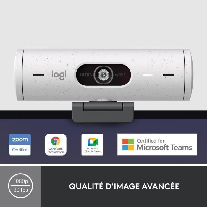 Logitech Brio 500 Webcam HD con Auto White Expo LOG960001428 1