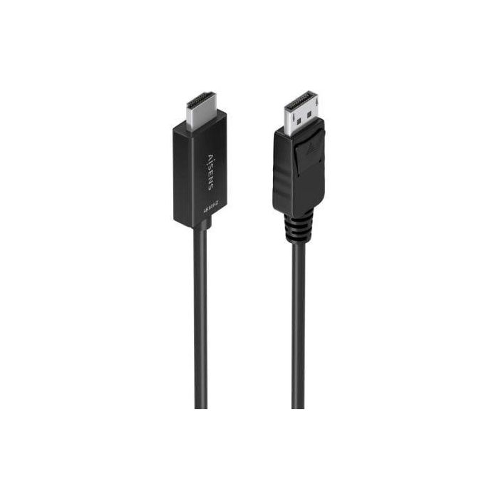 AISENS - CABLE CONVERSOR DISPLAYPORT A HDMI 4K@60HZ, DP/M-HDMI/M, NEGRO, 0.6M AISENS - CABLE CONVERSOR DISPLAYPORT A HDMI 4K@60HZ, DP/M-HDMI/M, NEGRO, 0.6M