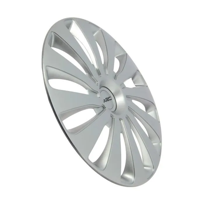 WRC 4 Hubcaps 14 SEPANG Tapacubos Ruedas Gris Plateado ABS Metalizado Alto Brillo Juego 4 Unidades 14 Pulgadas 3