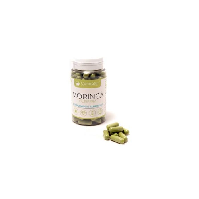CONNATUR Moringa Oleifera. Vitalidad, salud y bienestar. Hojas 100% ecológicas y españolas. 120 cápsulas vegetales.