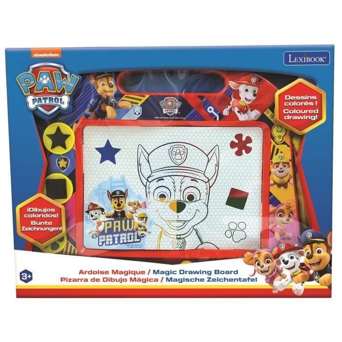 Lexibook PAT 'PATROUILLE Pizarra mágica A5 borrable | Bolígrafo y 3 sellos magnéticos (estrella, flor, cuadrado) multicolor 4 Lexibook PAT 'PATROUILLE Pizarra mágica A5 borrable | Bolígrafo y 3 sellos magnéticos (estrella, flor, cuadrado) multicolor 4