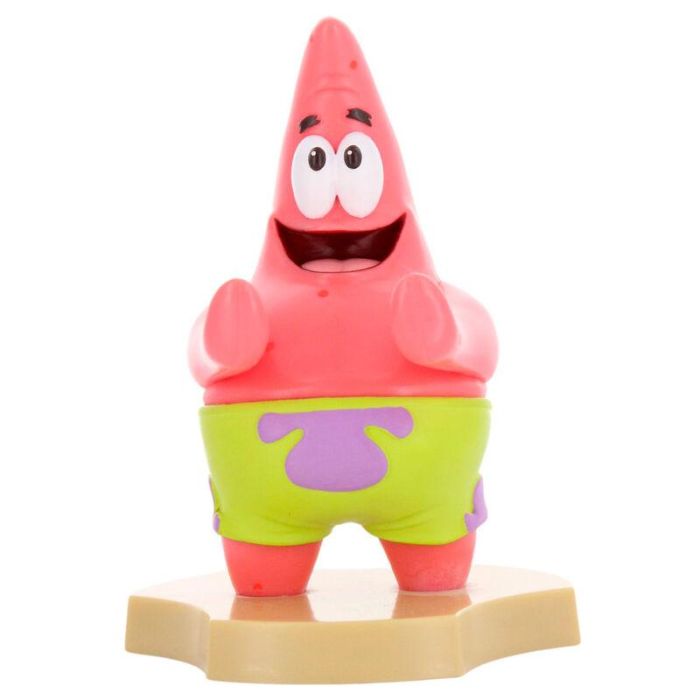 EXQUISITE GAMING Mini Cable Guy Patricio de Bob Esponja - Soporte para mandos y auriculares (8x8x11cm)