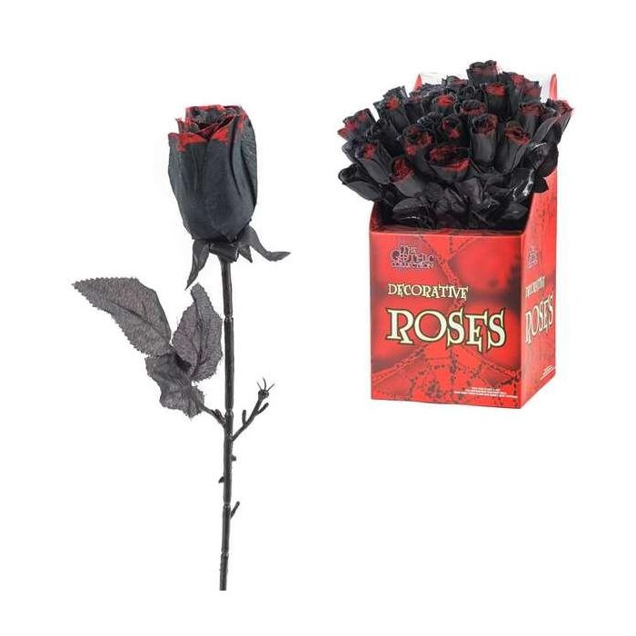 Rosa poliester negro 46 x 4 x 4 cm . 1 Rosa poliester negro 46 x 4 x 4 cm . 1