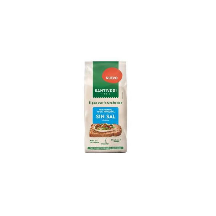 Pan Tostado 100% Integral S/Sal 200 Gr Pan Tostado 100% Integral S/Sal 200 Gr