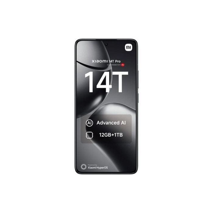 Smartphone Xiaomi 14T Pro 12GB/ 1TB/ 6.67"/ 5G/ Negro Titanio 2 Smartphone Xiaomi 14T Pro 12GB/ 1TB/ 6.67"/ 5G/ Negro Titanio 2