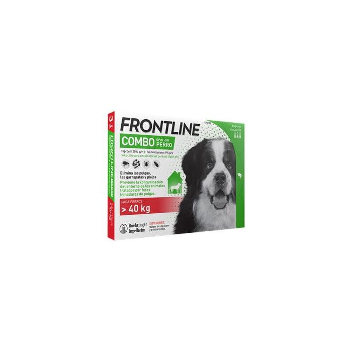 Frontline Combo Perro +40 kg 3 Pipetas