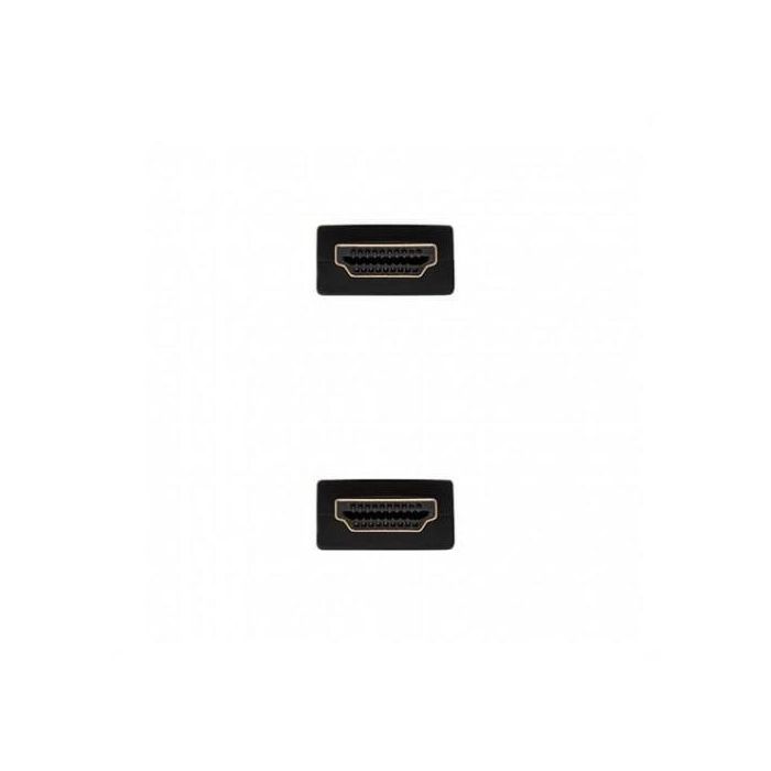 Nanocable 10.15.1701 Cable HDMI 1.4 Macho - Macho 1.5m Negro, 4K 3D Alta Velocidad ARC, Contactos Oro, Dolby True-HD 2