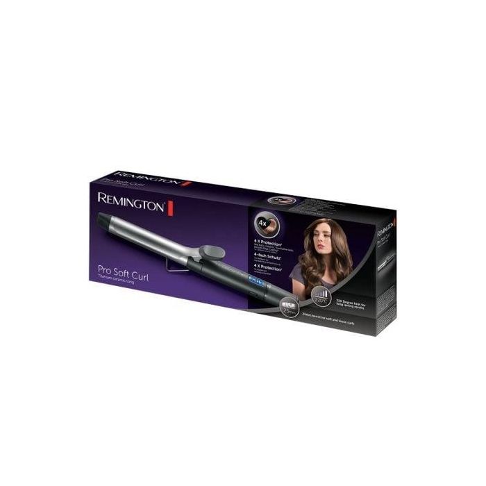 Remington CI6525 Rizador de Pelo Pro Soft Curl 25mm Cerámica Turmalina Iónica para Rizos Sueltos y Brillo LCD 1 Remington CI6525 Rizador de Pelo Pro Soft Curl 25mm Cerámica Turmalina Iónica para Rizos Sueltos y Brillo LCD 1