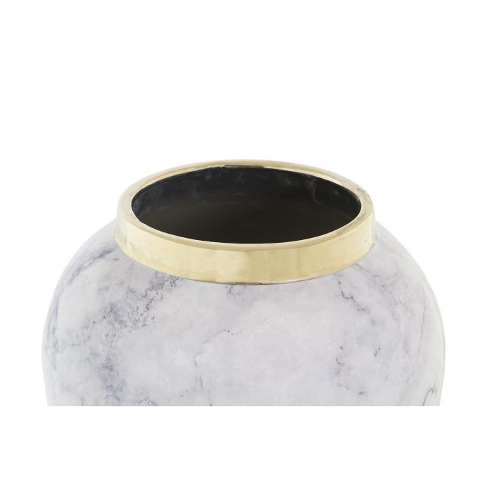 DKD Home Decor Tibor Moderno de Porcelana Dorado y Azul 22x42x22 cm (2 Unidades) 3