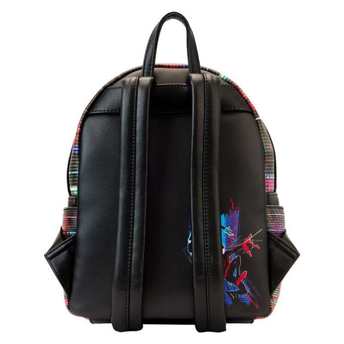 Mochila lenticular Cruzando el Multiverso Spiderman Marvel Loungefly 27cm 4