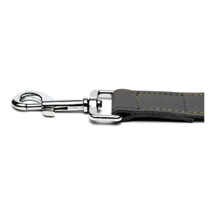 Gloria Correa Oasis para Perro de Cuero Reforzado y Robusto con Mosquetón Seguro para Paseos Largos 100 cm x 15 mm Negro 5