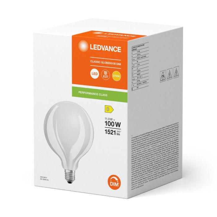 Ledvance LVE-4099854060793 Bombilla LED Clásica Filamento E27 11W 1521Lm 2700K Regulable 360° Vida 15.000 Horas 1 Ledvance LVE-4099854060793 Bombilla LED Clásica Filamento E27 11W 1521Lm 2700K Regulable 360° Vida 15.000 Horas 1