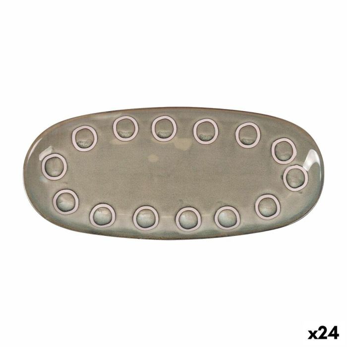 Fuente de Cocina La Mediterránea Almudena Gris Ovalado 29 x 13,5 x 2,4 cm (24 Unidades) Fuente de Cocina La Mediterránea Almudena Gris Ovalado 29 x 13,5 x 2,4 cm (24 Unidades)