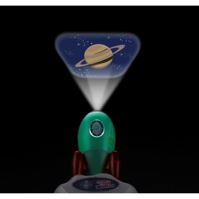 Cohete espacial infantil - National Geographic - Proyector y luz nocturna 1 Cohete espacial infantil - National Geographic - Proyector y luz nocturna 1