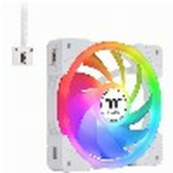 Thermaltake THE1696926276682 SWAFAN EX12 ARGB Sync - Ventilador de 120 mm para Carcasa PC (Blanco) 0 Thermaltake THE1696926276682 SWAFAN EX12 ARGB Sync - Ventilador de 120 mm para Carcasa PC (Blanco) 0
