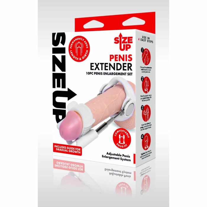 Funda para pene Size Up Blanco Ø 3,5 cm 16 cm 2