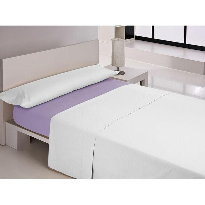 Sábana Bajera Ajustable Happy Home MIX COLORS Malva Cama de 135 135 x 200 + 30 cm Sábana Bajera Ajustable Happy Home MIX COLORS Malva Cama de 135 135 x 200 + 30 cm