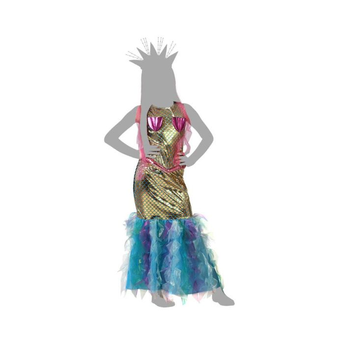 Disfraz Sirena Multicolor Vestido Niña 3-4 Años 4 Disfraz Sirena Multicolor Vestido Niña 3-4 Años 4